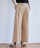 【コーエン/COEN】のコットンナイロンツータックワイドパンツ BEIGE|ID: prp329100004486111 ipo3291000000031994572