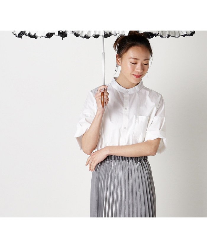 【ムーンバット/MOONBAT】のPOLO RALPH LAUREN(ポロ ラルフ ローレン) WEB限定 レディース 日傘 長傘 晴雨兼用 遮光 遮熱 UV フリル ワンポイントベア インテリア・キッズ・メンズ・レディースファッション・服の通販 founy(ファニー) https://founy.com/ ファッション Fashion レディースファッション WOMEN 傘 / レイングッズ Umbrellas/Rainwear エンブロイダリー Embroidery フリル Frills レース Race ワンポイント One Point 傘 Umbrella 夏 Summer 日傘 Parasol |ID: prp329100004486112 ipo3291000000031855780