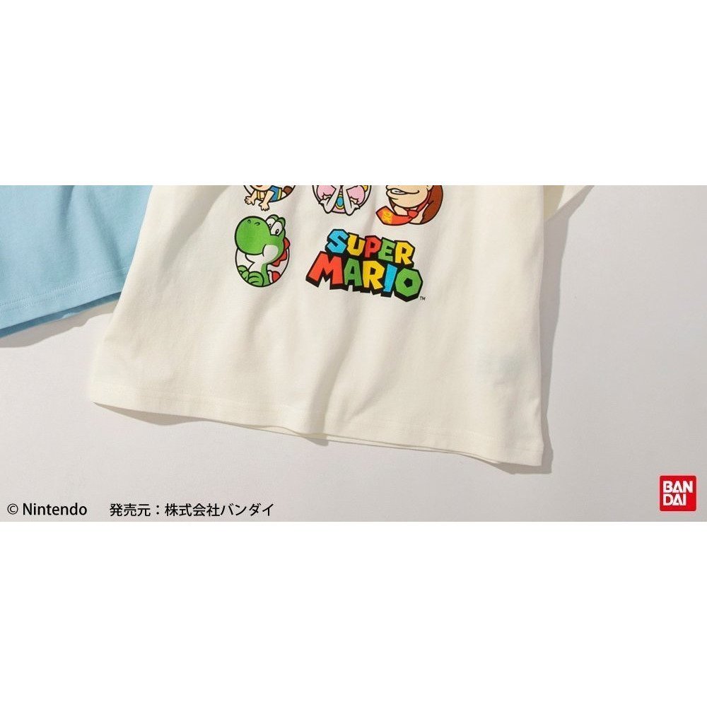 【ブランシェス/branshes / KIDS】の【スーパーマリオ】半袖Tシャツ インテリア・キッズ・メンズ・レディースファッション・服の通販 founy(ファニー) 　ファッション　Fashion　キッズファッション　KIDS　キャラクター　Character　プリント　Print　半袖　Short Sleeve　アイボリー|ID: prp329100004486171 ipo3291000000031692478