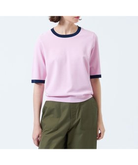 【マッキントッシュ フィロソフィー/MACKINTOSH PHILOSOPHY】のバイカラートリムニットプルオーバー 人気、トレンドファッション・服の通販 founy(ファニー) ファッション Fashion レディースファッション WOMEN トップス・カットソー Tops/Tshirt ニット Knit Tops プルオーバー Pullover おすすめ Recommend アンサンブル Ensemble カーディガン Cardigan ストレッチ Stretch トリミング Trimming フィット Fit 夏 Summer 春 Spring |ID:prp329100004486183