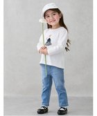 【その他のブランド/Other】の【オーガニック】デニムストレートパンツ(キッズサイズ) サックス|ID: prp329100004486278 ipo3291000000031980597