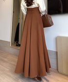 【ジュノア/JUNOAH】のLouere ボリュームフレアスカート ブラウン|ID: prp329100004486280 ipo3291000000031749301