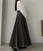 【ジュノア/JUNOAH】のLouere ボリュームフレアスカート チャコールグレー|ID: prp329100004486280 ipo3291000000031749306