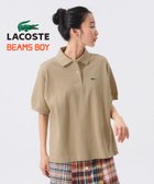 【ビームス ウイメン/BEAMS】の【別注】LACOSTE / ヘビー ピケ ポロ ショートスリーブ 25SS スポーツミックス イージーケア 透けにくい BEIGE|ID: prp329100004486285 ipo3291000000032621249