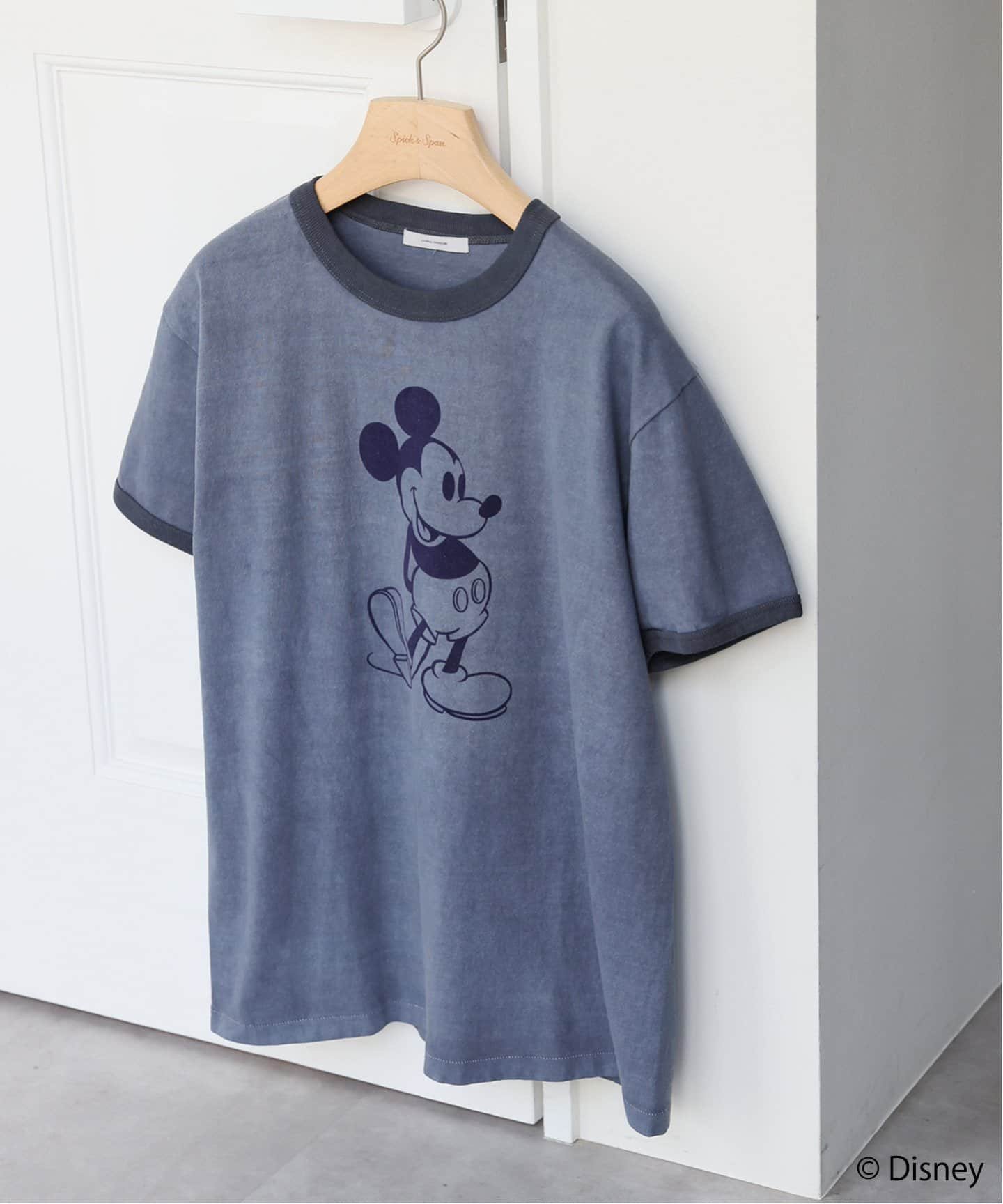 【ジャーナルスタンダード/JOURNAL STANDARD】のMICKEY / リンガーTシャツ インテリア・キッズ・メンズ・レディースファッション・服の通販 founy(ファニー) 　ファッション　Fashion　レディースファッション　WOMEN　トップス・カットソー　Tops/Tshirt　シャツ/ブラウス　Shirts/Blouses　ロング / Tシャツ　T-Shirts　2025年　2025　2025春夏・S/S　Ss,Spring/Summer,2025　インナー　Inner　ジャケット　Jacket　トリミング　Trimming　トレンド　Trend　プリント　Print　ヴィンテージ　Vintage　ブルー|ID: prp329100004486466 ipo3291000000031893012