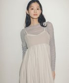 【ナチュラル ビューティー ベーシック/NATURAL BEAUTY BASIC】のシャーリングシアートップス 人気、トレンドファッション・服の通販 founy(ファニー) ファッション Fashion レディースファッション WOMEN トップス・カットソー Tops/Tshirt インナー Inner コンパクト Compact シャーリング Shirring thumbnail ブルーグレー|ID: prp329100004486476 ipo3291000000031627278