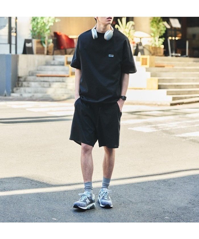 【その他のブランド/Other】のAiRide/エアライド パッカブル セットアップ / クルーネックプルオーバー / ショーツ 【限定展開】 25SS インテリア・キッズ・メンズ・レディースファッション・服の通販 founy(ファニー) 　ファッション　Fashion　メンズファッション　MEN　トップス・カットソー　Tops/Tshirt/Men　インナー　Inner　春　Spring　洗える　Washable　吸水　Water Absorption　巾着　Purse　軽量　Lightweight　ショーツ　Shorts　ジャケット　Jacket　ストレッチ　Stretch　スニーカー　Sneakers　スピンドル　Spindle　スポーツ　Sports　セットアップ　Set Up　トレンド　Trend　定番　Standard　フィット　Fit　ミックス　Mix　ランニング　Running　リラックス　Relax　ワンポイント　One Point　S/S・春夏　Ss・Spring/Summer　おすすめ　Recommend　夏　Summer　旅行　Travel　2025年　2025　2025春夏・S/S　Ss,Spring/Summer,2025　ブラック|ID: prp329100004486502 ipo3291000000031857107