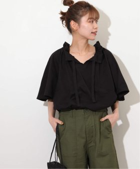 【ジャーナルスタンダード レリューム/JOURNAL STANDARD relume】の《WEB限定追加》フリルリボンTシャツ 人気、トレンドファッション・服の通販 founy(ファニー) ファッション Fashion レディースファッション WOMEN トップス・カットソー Tops/Tshirt シャツ/ブラウス Shirts/Blouses ロング / Tシャツ T-Shirts 2025年 2025 2025春夏・S/S Ss,Spring/Summer,2025 フリル Frills リボン Ribbon |ID:prp329100004486648