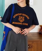 【フリークスストア/FREAK'S STORE】のアニマル カレッジ 半袖 Tシャツ【限定展開】 25SS ネイビー_トラ|ID: prp329100004486655 ipo3291000000032266451