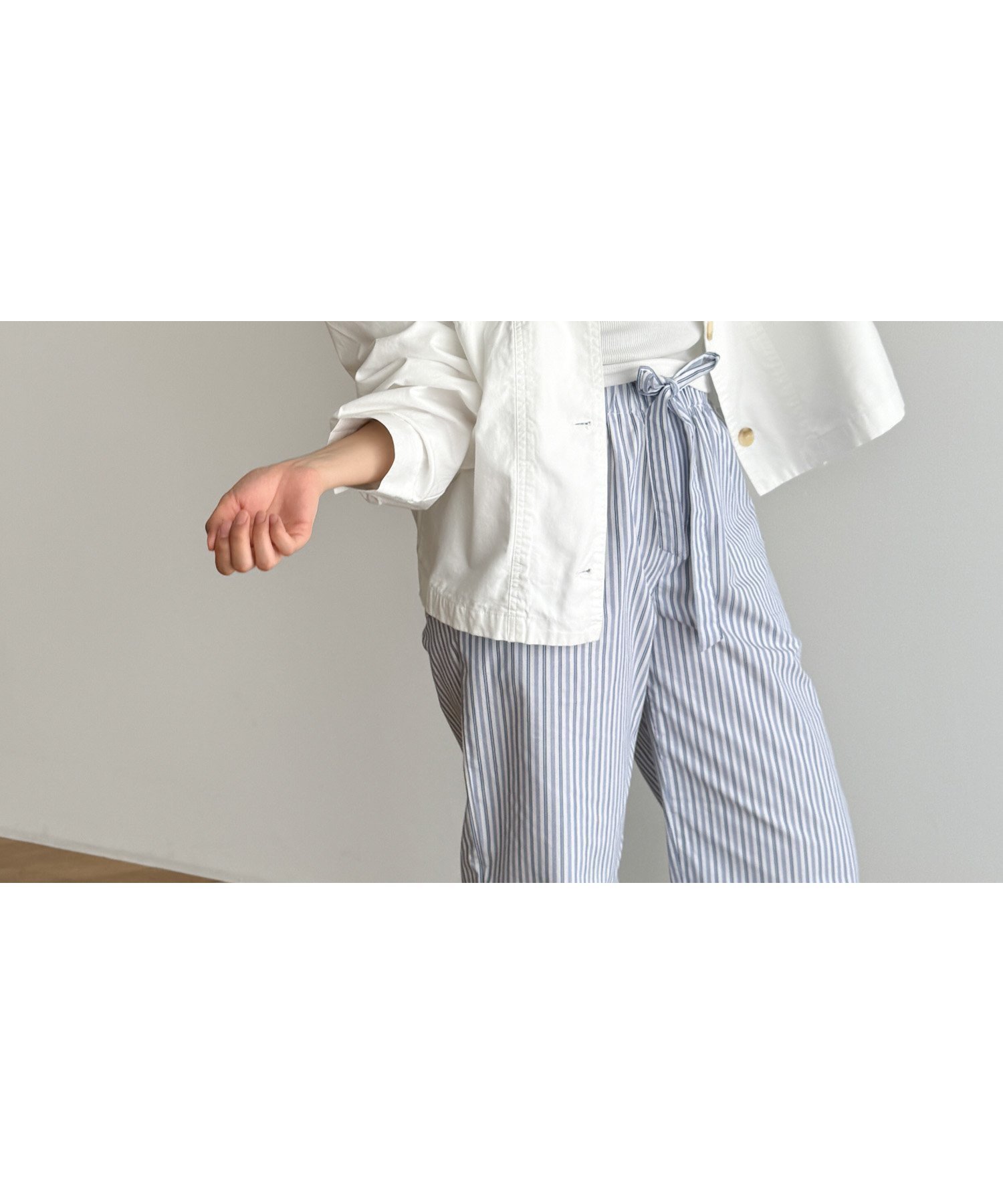 【キャナルジーン/CANAL JEAN】のEl mar コットンショートジャケット インテリア・キッズ・メンズ・レディースファッション・服の通販 founy(ファニー) 　ファッション　Fashion　レディースファッション　WOMEN　アウター　Coat Outerwear　ジャケット　Jackets　おすすめ　Recommend　ウォッシュ　Wash　ショート　Short　デニム　Denim　バランス　Balance　ポケット　Pocket　ワイド　Wide　ホワイト|ID: prp329100004486663 ipo3291000000031985478