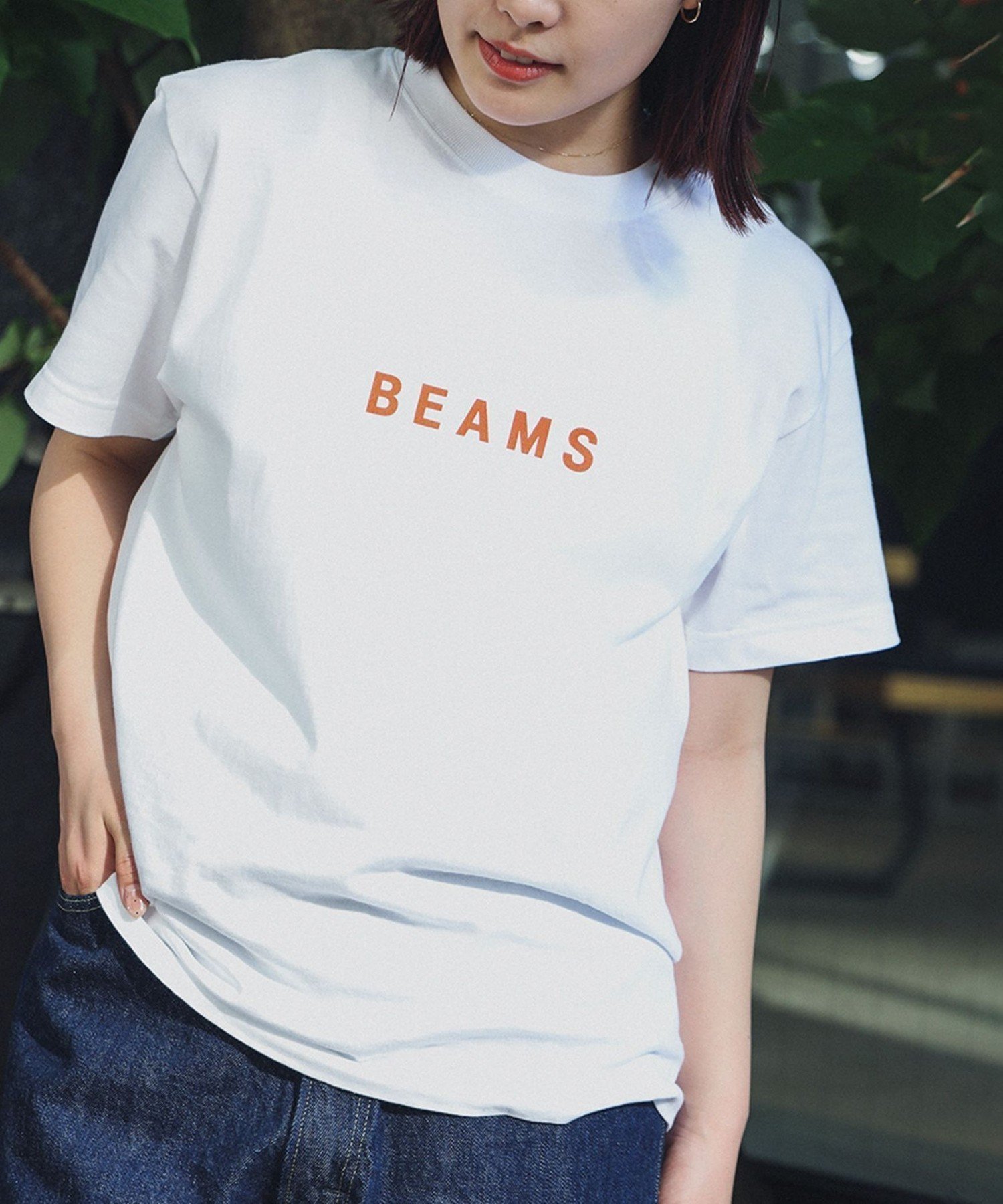 【ビームス/BEAMS / MEN】の【定番】【洗濯機洗い可】BEAMS ロゴ Tシャツ 25SS 半袖 メンズ ユニセックス コットン100% フェス インテリア・キッズ・メンズ・レディースファッション・服の通販 founy(ファニー) 　ファッション　Fashion　メンズファッション　Men's Style Online　2025年　2025　2025春夏・S/S　Ss,Spring/Summer,2025　おすすめ　Recommend　オレンジ　Orange　フィット　Fit　フロント　Front　ベーシック　Basic　メンズ　Mens　半袖　Short Sleeve　定番　Standard　WHITE|ID: prp329100004486680 ipo3291000000032579408