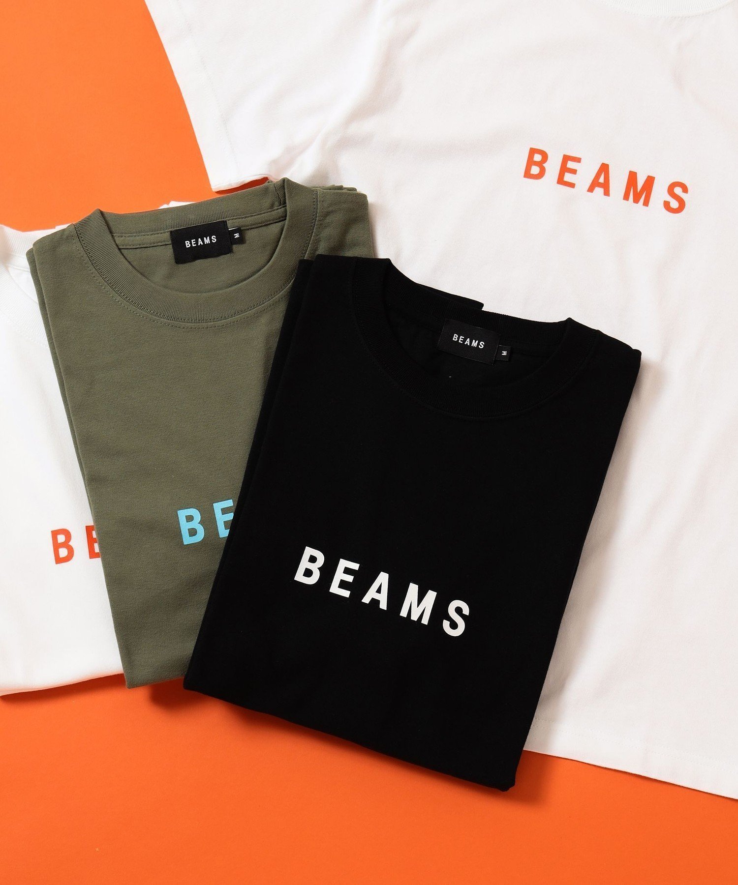 【ビームス/BEAMS / MEN】の【定番】【洗濯機洗い可】BEAMS ロゴ Tシャツ 25SS 半袖 メンズ ユニセックス コットン100% フェス インテリア・キッズ・メンズ・レディースファッション・服の通販 founy(ファニー) 　ファッション　Fashion　メンズファッション　Men's Style Online　2025年　2025　2025春夏・S/S　Ss,Spring/Summer,2025　おすすめ　Recommend　オレンジ　Orange　フィット　Fit　フロント　Front　ベーシック　Basic　メンズ　Mens　半袖　Short Sleeve　定番　Standard　BLACK|ID: prp329100004486680 ipo3291000000032579410