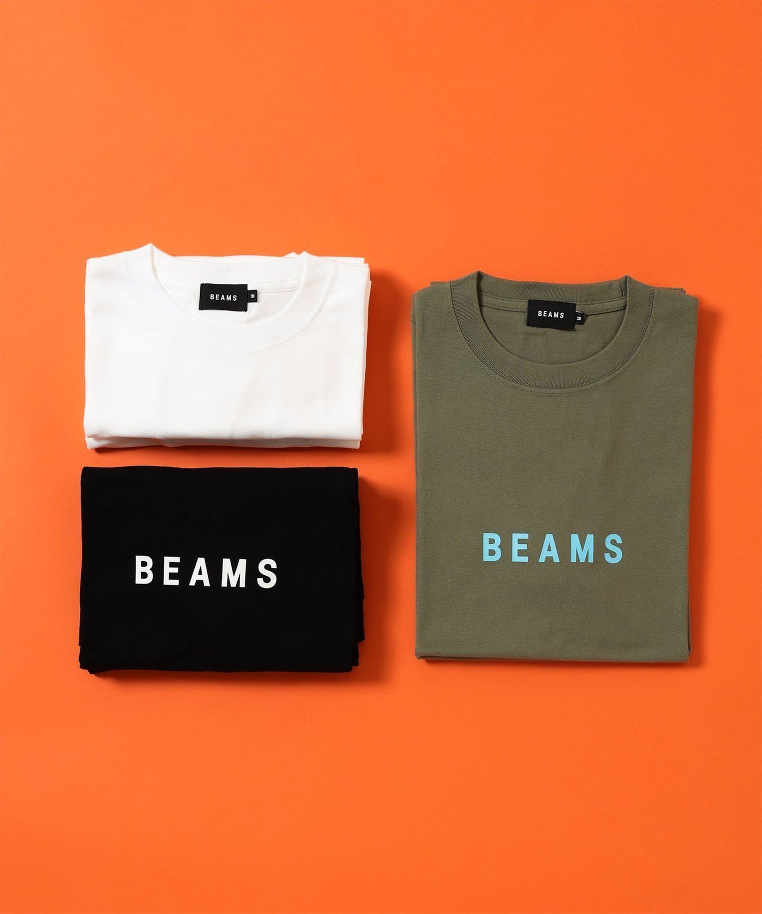 【ビームス/BEAMS / MEN】の【定番】【洗濯機洗い可】BEAMS ロゴ Tシャツ 25SS 半袖 メンズ ユニセックス コットン100% フェス インテリア・キッズ・メンズ・レディースファッション・服の通販 founy(ファニー) 　ファッション　Fashion　メンズファッション　Men's Style Online　2025年　2025　2025春夏・S/S　Ss,Spring/Summer,2025　おすすめ　Recommend　オレンジ　Orange　フィット　Fit　フロント　Front　ベーシック　Basic　メンズ　Mens　半袖　Short Sleeve　定番　Standard　OLIVE|ID: prp329100004486680 ipo3291000000032579412