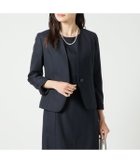 【ニューヨーカー/NEWYORKER】のウールシルクピンドット ノーカラージャケット 人気、トレンドファッション・服の通販 founy(ファニー) ファッション Fashion レディースファッション WOMEN アウター Coat Outerwear ジャケット Jackets ノーカラージャケット No Collar Leather Jackets エレガント 上品 Elegant オケージョン Occasion 春 Spring シェイプ Shape シルク Silk ジャケット Jacket ストレッチ Stretch スリット Slit セットアップ Set Up ドット Dot フロント Front ベーシック Basic ポケット Pocket ミックス Mix 無地 Plain Color ロング Long S/S・春夏 Ss・Spring/Summer おすすめ Recommend 夏 Summer セレモニー Ceremony ビジネス 仕事 通勤 Business thumbnail ネイビー|ID: prp329100004487791 ipo3291000000031704733