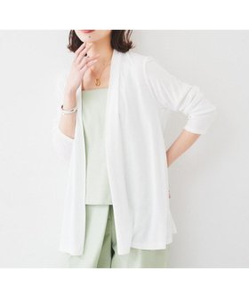 【アンタイトル/UNTITLED】の【接触冷感/UV機能/遮熱】ジャージカーディガン 人気、トレンドファッション・服の通販 founy(ファニー) ファッション Fashion レディースファッション WOMEN トップス・カットソー Tops/Tshirt カーディガン Cardigans ジャージ Jersey 夏 Summer 羽織 Haori 長袖 Long Sleeve |ID:prp329100004487797