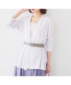 【アンタイトル/UNTITLED】の【接触冷感/UV機能/遮熱】ジャージカーディガン 人気、トレンドファッション・服の通販 founy(ファニー) ファッション Fashion レディースファッション WOMEN トップス・カットソー Tops/Tshirt カーディガン Cardigans ジャージ Jersey 夏 Summer 羽織 Haori 長袖 Long Sleeve thumbnail サックスブルー|ID: prp329100004487797 ipo3291000000031952432