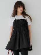 【コカ/COCA】のパリフワギャザーキャミチュニック Black|ID: prp329100004487877 ipo3291000000031948093