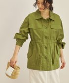 【シップス フォー ウィメン/SHIPS】の手洗い可能 綿麻 ミリタリー オーバー ジャケット オリーブ|ID: prp329100004488035 ipo3291000000031949329