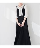 【ナチュラルクチュール/natural couture】のカットジョーゼットキャミワンピース ブラック|ID: prp329100004488047 ipo3291000000031841353