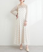 【ナチュラルクチュール/natural couture】のカットジョーゼットキャミワンピース ドット|ID: prp329100004488047 ipo3291000000031841355