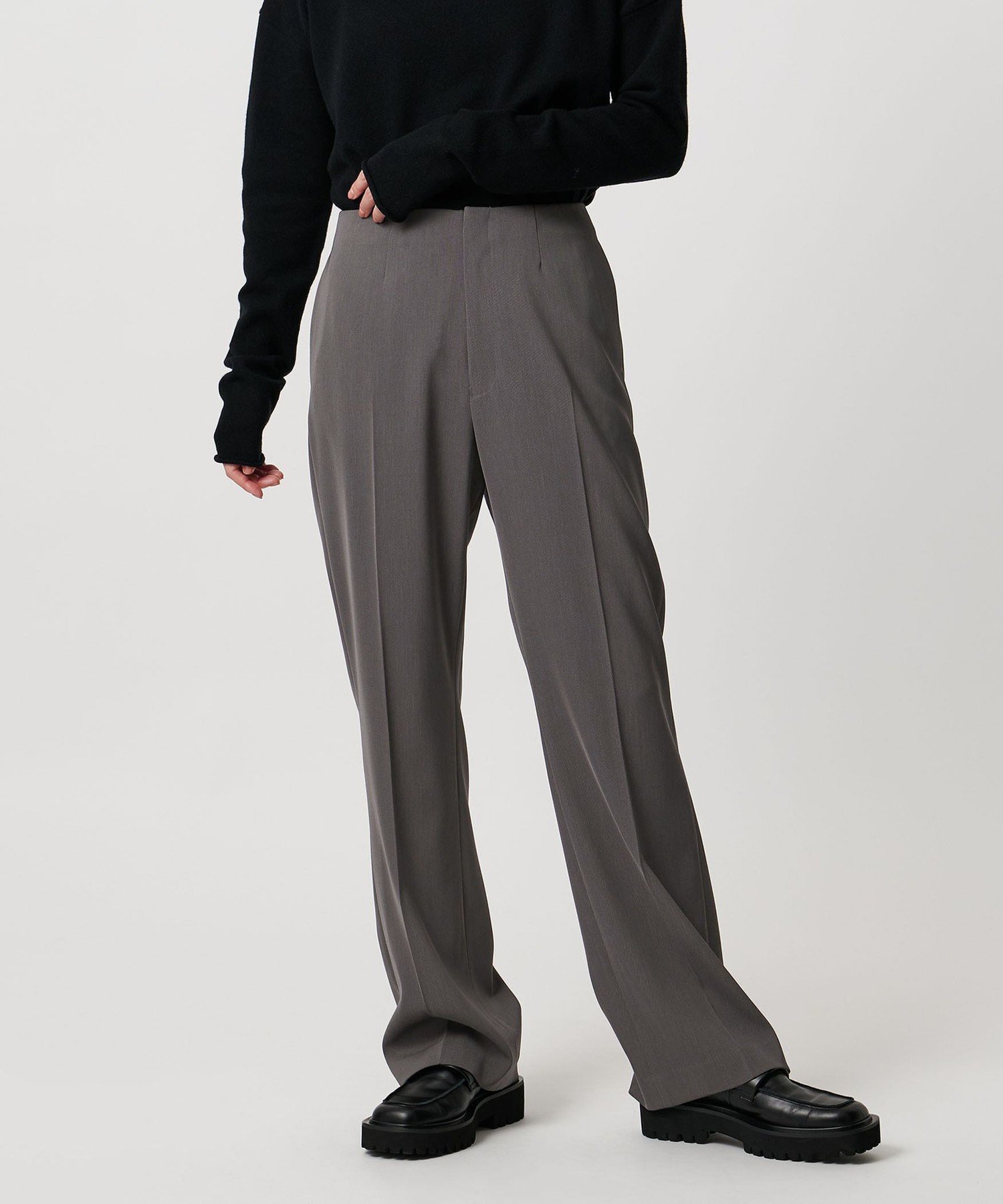 【ユナイテッドアローズ/UNITED ARROWS】のMARW UNITED ARROWS ツイル フレアパンツ インテリア・キッズ・メンズ・レディースファッション・服の通販 founy(ファニー) ファッション Fashion レディースファッション Fashion for Women パンツ Pants & Trousers シンプル Simple, Minimal ジャケット Jacket, Outerwear ツイル Twist, Twisted Detail ドレープ Drape, Draping Fabric 定番 Standard, Basic Item 人気 Popular, Best Seller フレア Flare, Flared ポケット Pocket, Pocket Detail エレガント 上品 Elegant ビジネス 仕事 通勤 Business / Work / Commuting MD.GRAY|ID: prp329100004488221 ipo3291000000034453452