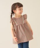 【その他のブランド/Other】のチェック フリル ブラウス 2025SS(90~150cm) PINK|ID: prp329100004488441 ipo3291000000031911185