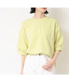 【デッサン/Dessin】の【360度可愛い・洗える】バックヘンリーカットソー(5分袖/XS~L) 人気、トレンドファッション・服の通販 founy(ファニー) ファッション Fashion レディースファッション WOMEN トップス・カットソー Tops/Tshirt カットソー Cut and Sewn カットソー Cut And Sew シンプル Simple バルーン Balloon ラウンド Round ワンポイント One Point 人気 Popularity 洗える Washable thumbnail イエロー|ID: prp329100004488445 ipo3291000000031946138