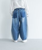 【ローリーズファーム/LOWRYS FARM / KIDS】のデニムコクーンパンツ 人気、トレンドファッション・服の通販 founy(ファニー) ファッション Fashion キッズファッション KIDS ボトムス Bottoms/Kids デニム Denim パッチワーク Patchwork thumbnail ブルーパッチワーク|ID: prp329100004488458 ipo3291000000031994097