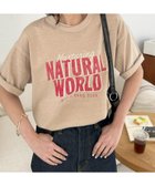 【ディスコート/Discoat】の【ユニセックス】ピグメントアソートロゴTシャツ ベージュ|ID: prp329100004488569 ipo3291000000031980698