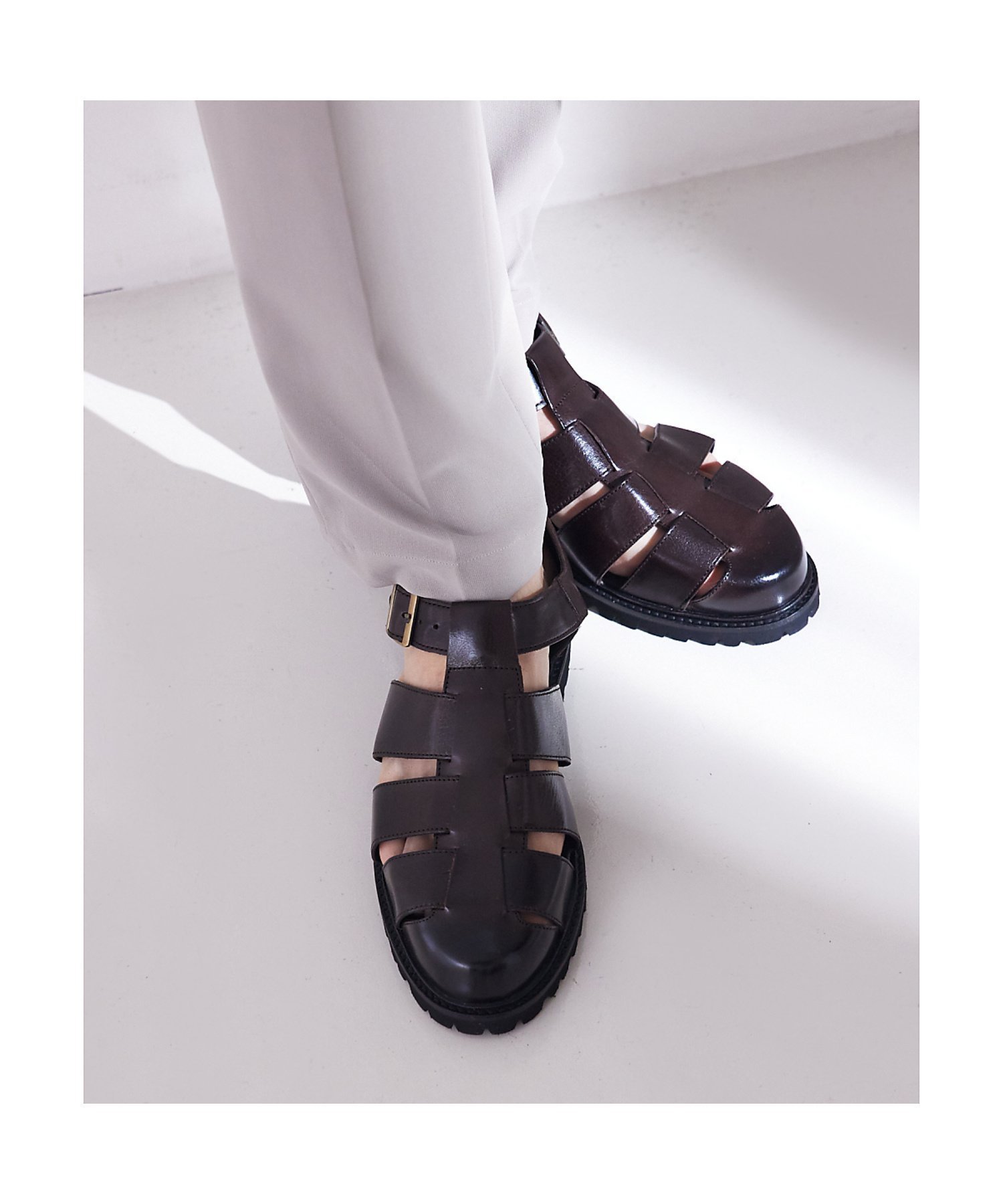 【アルフレッド バニスター/alfredoBANNISTER / MEN】のボリュームソール グルカサンダル / グルカシューズ インテリア・キッズ・メンズ・レディースファッション・服の通販 founy(ファニー) 　ファッション　Fashion　メンズファッション　MEN　シューズ・靴　Shoes/Men　サンダル　Sandals　インソール　Insole　サンダル　Sandals　スニーカー　Sneakers　ソックス　Socks　バランス　Balance　フォルム　Form　ライニング　Lining　ラバー　Rubber　エレガント 上品　Elegant　定番　Standard　ダークブラウン|ID: prp329100004488728 ipo3291000000032109409