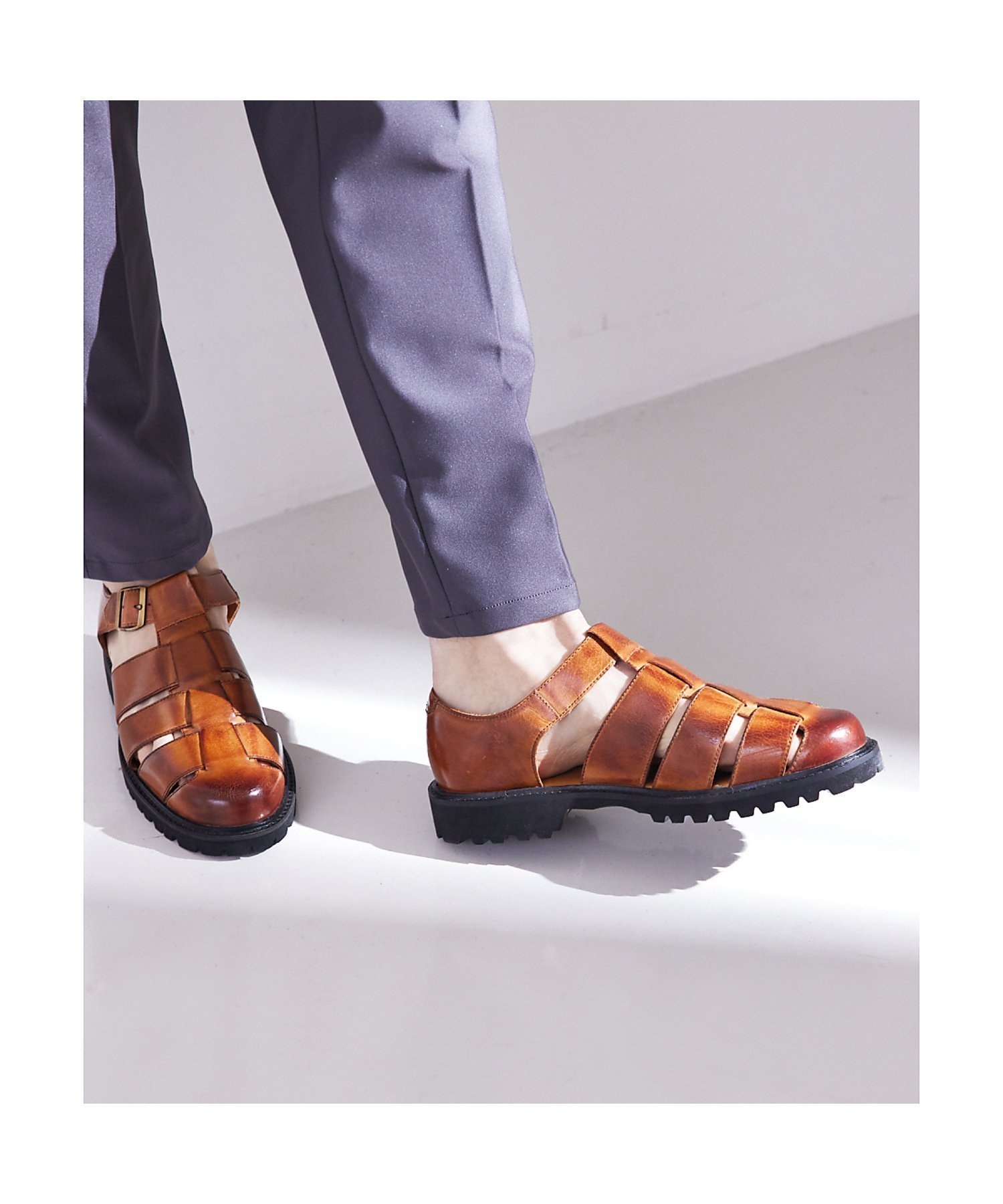 【アルフレッド バニスター/alfredoBANNISTER / MEN】のボリュームソール グルカサンダル / グルカシューズ インテリア・キッズ・メンズ・レディースファッション・服の通販 founy(ファニー) 　ファッション　Fashion　メンズファッション　MEN　シューズ・靴　Shoes/Men　サンダル　Sandals　インソール　Insole　サンダル　Sandals　スニーカー　Sneakers　ソックス　Socks　バランス　Balance　フォルム　Form　ライニング　Lining　ラバー　Rubber　エレガント 上品　Elegant　定番　Standard　キャメル|ID: prp329100004488728 ipo3291000000032109410