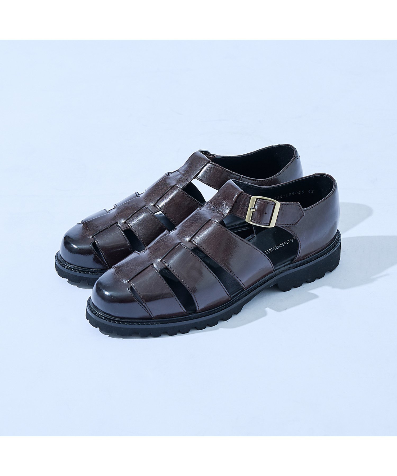 【アルフレッド バニスター/alfredoBANNISTER / MEN】のボリュームソール グルカサンダル / グルカシューズ インテリア・キッズ・メンズ・レディースファッション・服の通販 founy(ファニー) 　ファッション　Fashion　メンズファッション　Men's Style Online　シューズ・靴　Shoes/Men　サンダル　Sandals　インソール　Insole　サンダル　Sandals　スニーカー　Sneakers　ソックス　Socks　バランス　Balance　フォルム　Form　ライニング　Lining　ラバー　Rubber　エレガント 上品　Elegant　定番　Standard　ダークブラウン|ID: prp329100004488728 ipo3291000000032626950