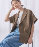 【ビューティ&ユース ユナイテッドアローズ/BEAUTY&YOUTH / UNITED ARROWS】の【WEB限定 Wardrobe DAILY MINIMAL】ハーフスリーブ ドルマンジャケット -ウォッシャブル- MOCA|ID:prp329100004488758