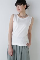 【ヒューマンウーマン/HUMAN WOMAN】のオーガニックコットンタンクトップ ホワイト|ID: prp329100004488809 ipo3291000000031997662