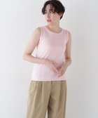【ヒューマンウーマン/HUMAN WOMAN】のオーガニックコットンタンクトップ ピンク|ID: prp329100004488809 ipo3291000000031997664
