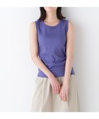 【ヒューマンウーマン/HUMAN WOMAN】のオーガニックコットンタンクトップ ブルー1|ID: prp329100004488809 ipo3291000000031997666
