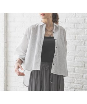 【グローバルワーク/GLOBAL WORK】のイージーケアリネンバックフレアシャツ/288648 人気、トレンドファッション・服の通販 founy(ファニー) ファッション Fashion レディースファッション WOMEN トップス・カットソー Tops/Tshirt シャツ/ブラウス Shirts/Blouses バッグ Bag おすすめ Recommend サロペット Overalls デニム Denim バランス Balance フレア Flare ボトム Bottom リネン Linen 夏 Summer 春 Spring S/S・春夏 Ss・Spring/Summer |ID:prp329100004489280