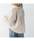 【グローバルワーク/GLOBAL WORK】のイージーケアリネンバックフレアシャツ/288648 人気、トレンドファッション・服の通販 founy(ファニー) ファッション Fashion レディースファッション WOMEN トップス・カットソー Tops/Tshirt シャツ/ブラウス Shirts/Blouses バッグ Bag おすすめ Recommend サロペット Overalls デニム Denim バランス Balance フレア Flare ボトム Bottom リネン Linen 夏 Summer 春 Spring S/S・春夏 Ss・Spring/Summer thumbnail グレージュ51|ID: prp329100004489280 ipo3291000000031650329