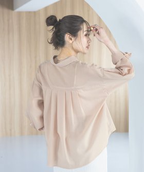 【グローバルワーク/GLOBAL WORK】の吉高由里子さん着用/イージーケアリネンバックフレアシャツ/288648 人気、トレンドファッション・服の通販 founy(ファニー) ファッション Fashion レディースファッション WOMEN トップス・カットソー Tops/Tshirt シャツ/ブラウス Shirts/Blouses バッグ Bag おすすめ Recommend サロペット Overalls デニム Denim バランス Balance フレア Flare ボトム Bottom リネン Linen 夏 Summer 春 Spring S/S・春夏 Ss・Spring/Summer |ID:prp329100004489280