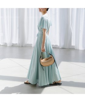 【デミルクス ビームス/Demi-Luxe BEAMS】の【別注】MARIHA / マドモアゼル ソリッド ワンピース 25SS 旅行 お呼ばれ 人気、トレンドファッション・服の通販 founy(ファニー) ファッション Fashion レディースファッション WOMEN ワンピース Dress インド India エレガント 上品 Elegant コンパクト Compact サンダル Sandals ジュエリー Jewelry スリーブ Sleeve デコルテ Decolletage ドレス Dress ネップ Nep Yarn フィット Fit フラット Flat フレア Flare プリント Print 別注 Special Order リゾート Resort リボン Ribbon おすすめ Recommend 旅行 Travel 2025年 2025 2025春夏・S/S Ss,Spring/Summer,2025 |ID:prp329100004489431