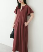 【ナチュラルクチュール/natural couture】の【mamamo】osono楽ちん2WAYリップルワンピース レンガ|ID: prp329100004489737 ipo3291000000031782686