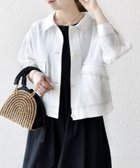 【シップス フォー ウィメン/SHIPS】のSHIPS any 洗濯機可能 オックス ステッチ ショート シャツ ジャケット オフホワイト|ID: prp329100004489756 ipo3291000000031958870