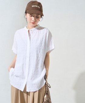 【フリークスストア/FREAK'S STORE】のナチュラル ポコポコ フレンチスリーブ ブラウス【限定展開】 25SS 人気、トレンドファッション・服の通販 founy(ファニー) ファッション Fashion レディースファッション WOMEN トップス・カットソー Tops/Tshirt シャツ/ブラウス Shirts/Blouses 2025年 2025 2025春夏・S/S Ss,Spring/Summer,2025 キャップ Cap スウェット Sweat スラックス Slacks スリーブ Sleeve フレンチ French ワイド Wide |ID:prp329100004489851