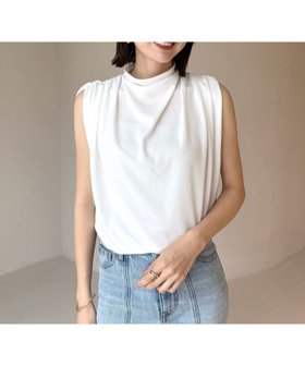 【アニュアンス/anuans】のギャザードレープカットトップス 人気、トレンドファッション・服の通販 founy(ファニー) ファッション Fashion レディースファッション WOMEN トップス・カットソー Tops/Tshirt カットソー Cut And Sew エレガント 上品 Elegant 吸水 Water Absorption |ID:prp329100004489858