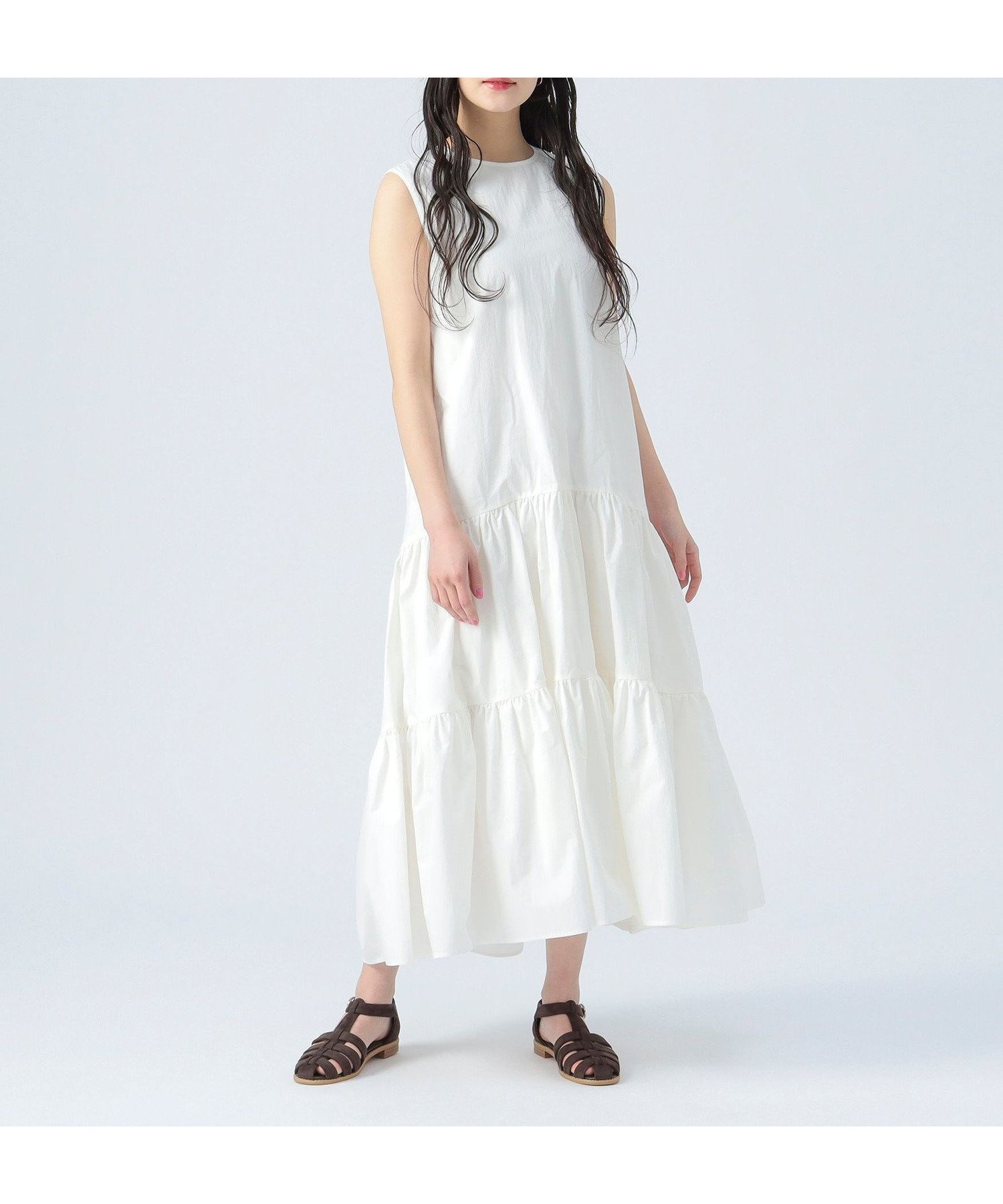 【ビームス ハート/BEAMS HEART】の【6/5新規値下げ】【洗濯機洗い可】ノースリーブ ティアードワンピース 25SS ノースリーブ インテリア・キッズ・メンズ・レディースファッション・服の通販 founy(ファニー) 　ファッション　Fashion　レディースファッション　Ladies' Fashion Online　ワンピース　Dress　2025年　2025　2025春夏・S/S　Ss,Spring/Summer,2025　ティアード　Tiered　ティアードワンピース　Tiered Dress　ノースリーブ　No Sleeve　切替　Switching　OFF WHITE|ID: prp329100004489925 ipo3291000000032688668