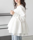 【その他のブランド/Other】のアシンメトリー ペプラムプルオーバー 長袖ホワイト|ID: prp329100004490193 ipo3291000000031969465
