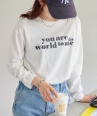 【ディスコート/Discoat】の【WEB限定】アメリカンロゴロングTシャツ ホワイト|ID: prp329100004490301 ipo3291000000031998115