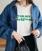 【ディスコート/Discoat】の【WEB限定】アメリカンロゴロングTシャツ ホワイトその他1|ID: prp329100004490301 ipo3291000000031998116