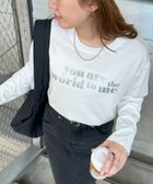 【ディスコート/Discoat】の【WEB限定】アメリカンロゴロングTシャツ オフホワイト|ID: prp329100004490301 ipo3291000000031998118