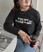 【ディスコート/Discoat】の【WEB限定】アメリカンロゴロングTシャツ チャコールグレー|ID: prp329100004490301 ipo3291000000031998122